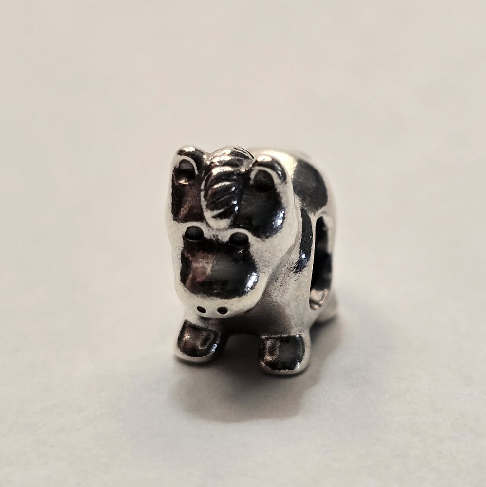 Pandora: Silver horse charm. Marked S. 925 ALE. Used